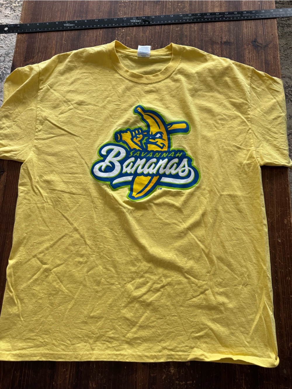Men’s Savanna Bananas Yellow Graphic Baseball Tee